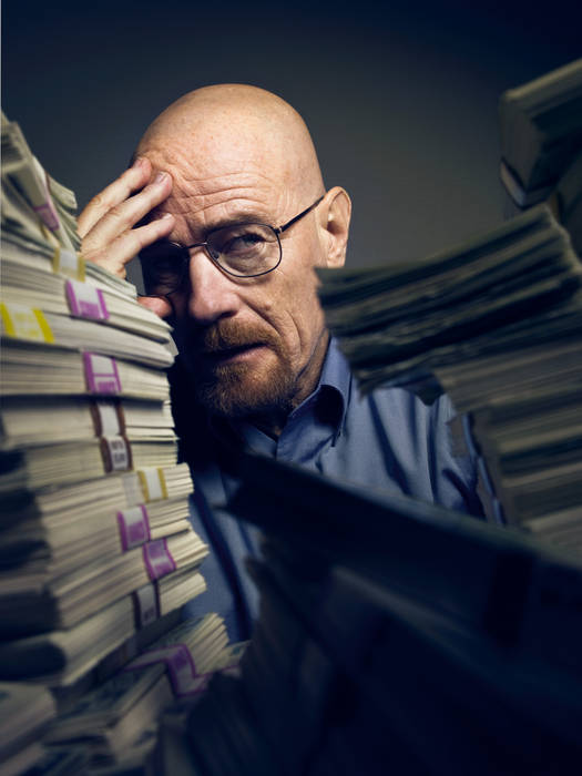 Bryan Cranston as Walter White in Breaking Bad