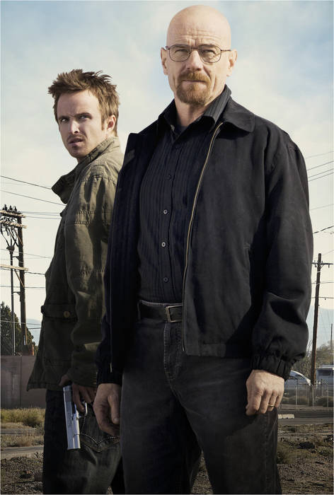 Bryan Cranston as Walter White and Aaron Paul as Jesse Pinkman, Breaking Bad