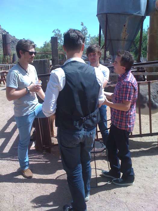 Frankie and Hanson at Greasewood Flat