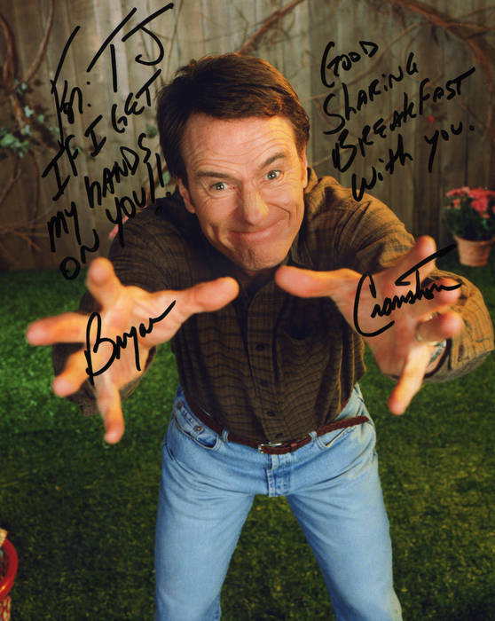 Bryan Cranston Season 5 Promo Signed