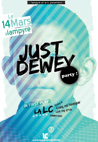 Dewey Party Poster