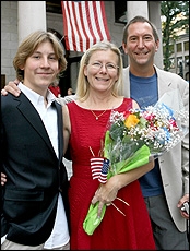 Erik Per Sullivan and Mom and Dad