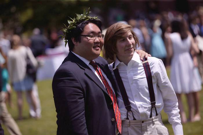 Erik Per Sullivan at High School Graduation