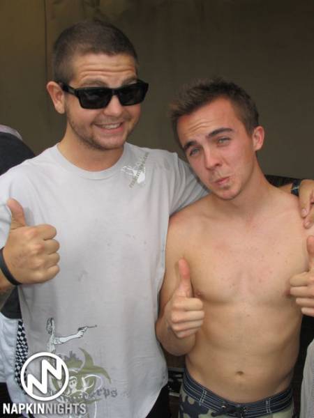 Frankie Muniz and Jack Osbourne