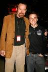 Frankie Muniz (Malcolm) and Bryan Cranston (Hal)