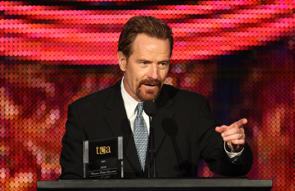 Bryan Cranston accepts TCA Award