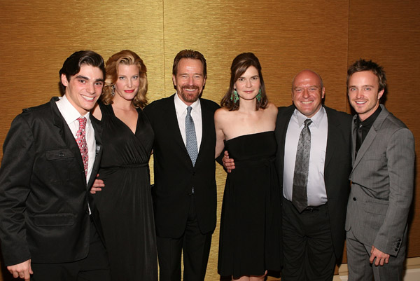 Bryan and cast of Breaking Bad at TCA Awards