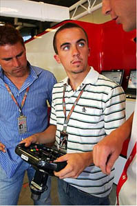 Frankie Muniz at F1 US Grand Pirx