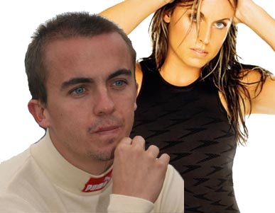 Frankie Muniz (Malcolm) and Amanda Beard