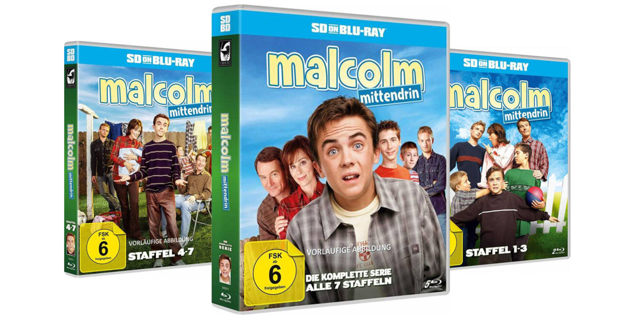 German Blu-rays of Malcolm in the Middle (Malcolm Mittendrin) released in Sept 2019!